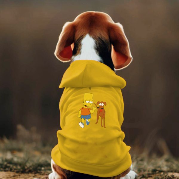 Hoodie Capota Amarillo Simpson Masco2