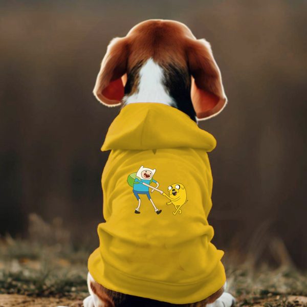 Hoodie Capota Mascota Amarilo Hven