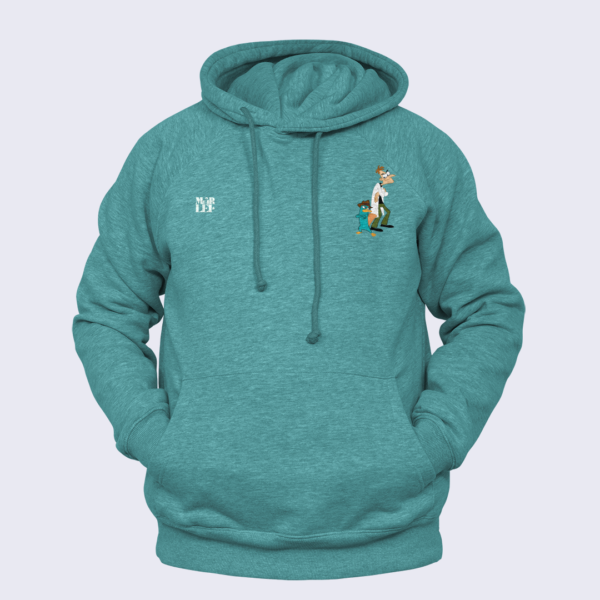 Hoodie Capota Bolsillo Menta Dufersmish2