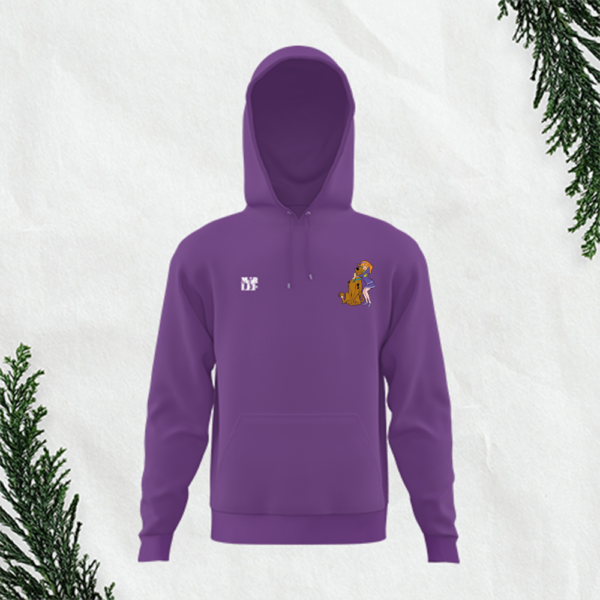 Hoodie Capota Bolsillo Morado Dafne