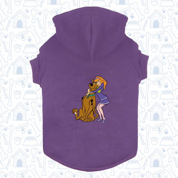 Hoodie Capota Scooby-Doo Mascota Morado2