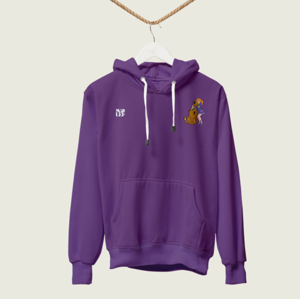 Hoodie Capota Bolsillo Morado Dafne2