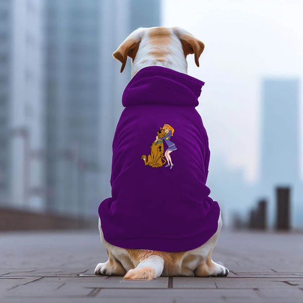 Hoodie Capota Scooby-Doo Mascota Morado