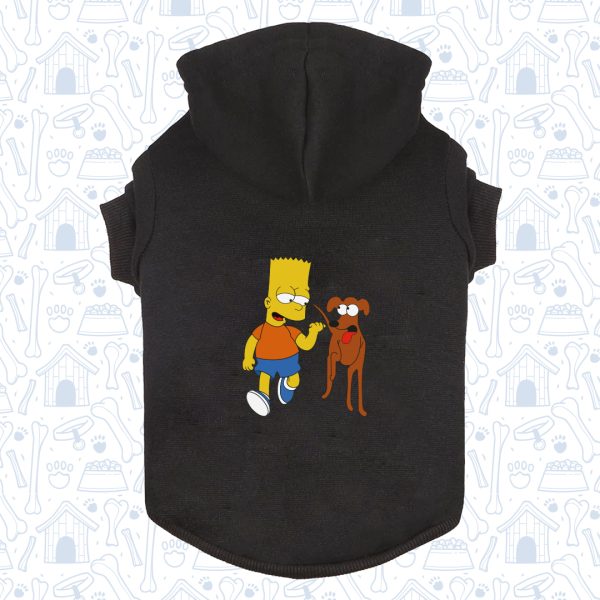 Hoodie Capota Negra Simpson Masco