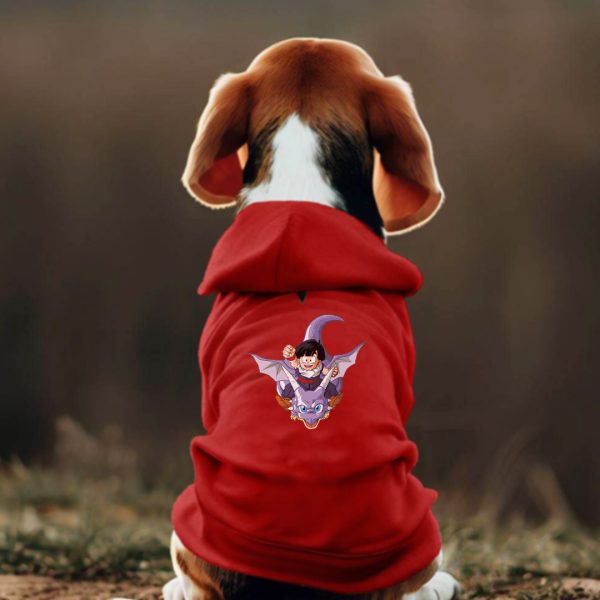 Hoodie Capota Rojo Gohan Mascota2