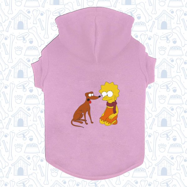 Hoodie Capota Rosa Clara Simpson Masco2