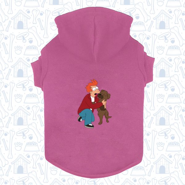 hoodie mascota futurama rosado 2