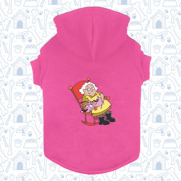 Hoodie Capota Coraje Mascota Rosa