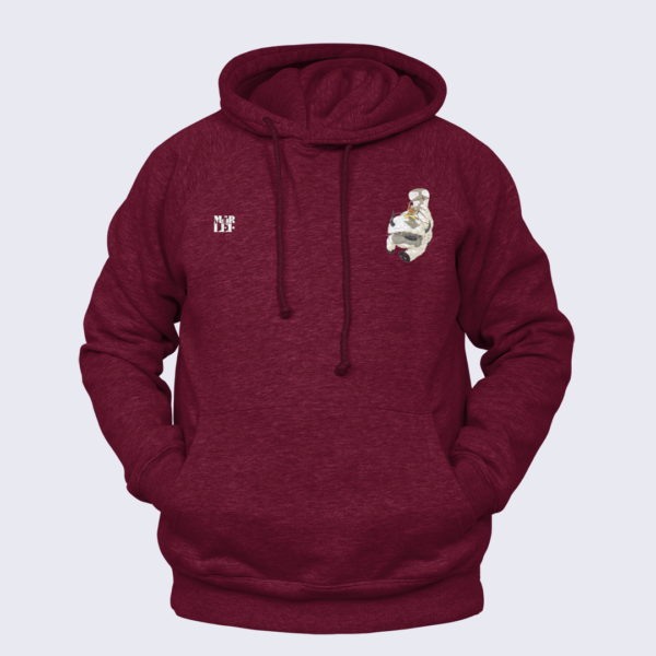 Hoodie Capota Bolsillo Vino Appa2