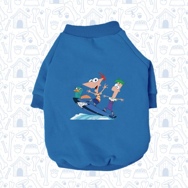 Hoodie Mascota Azul Rey Phineas